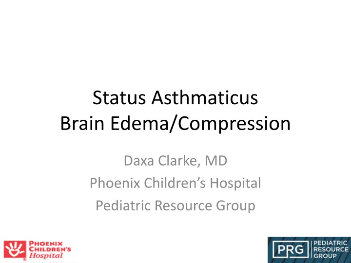 status asthmaticus brain edema compression