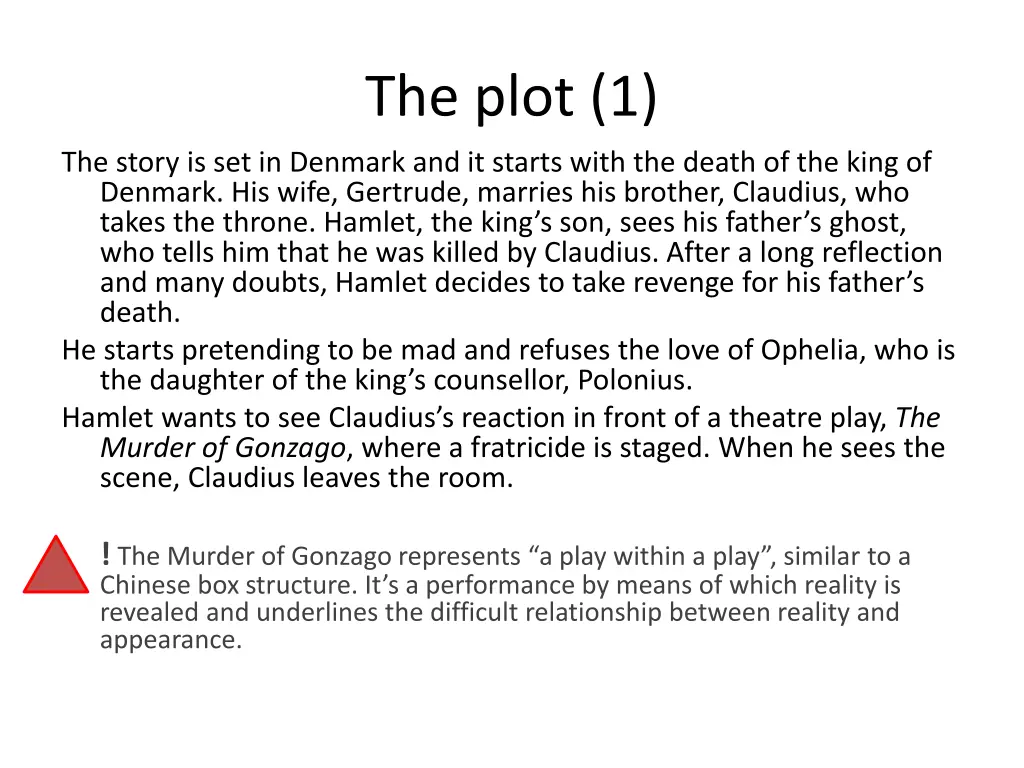 the plot 1