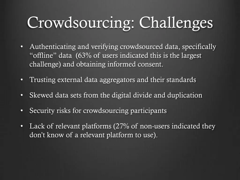 crowdsourcing challenges