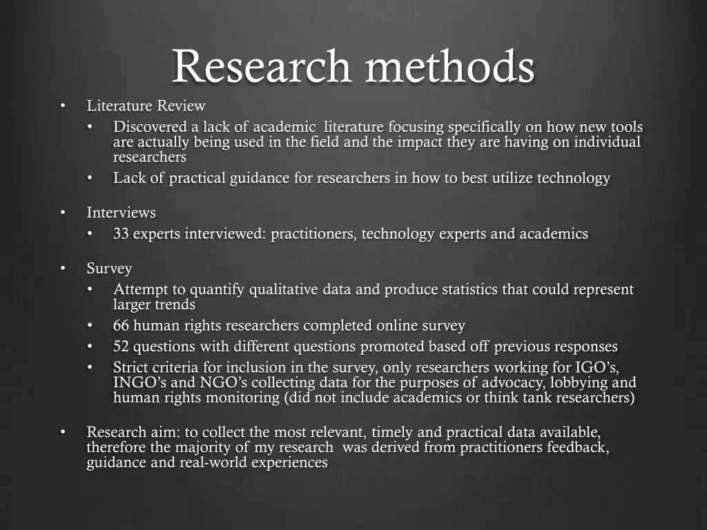 research methods literature review discovered