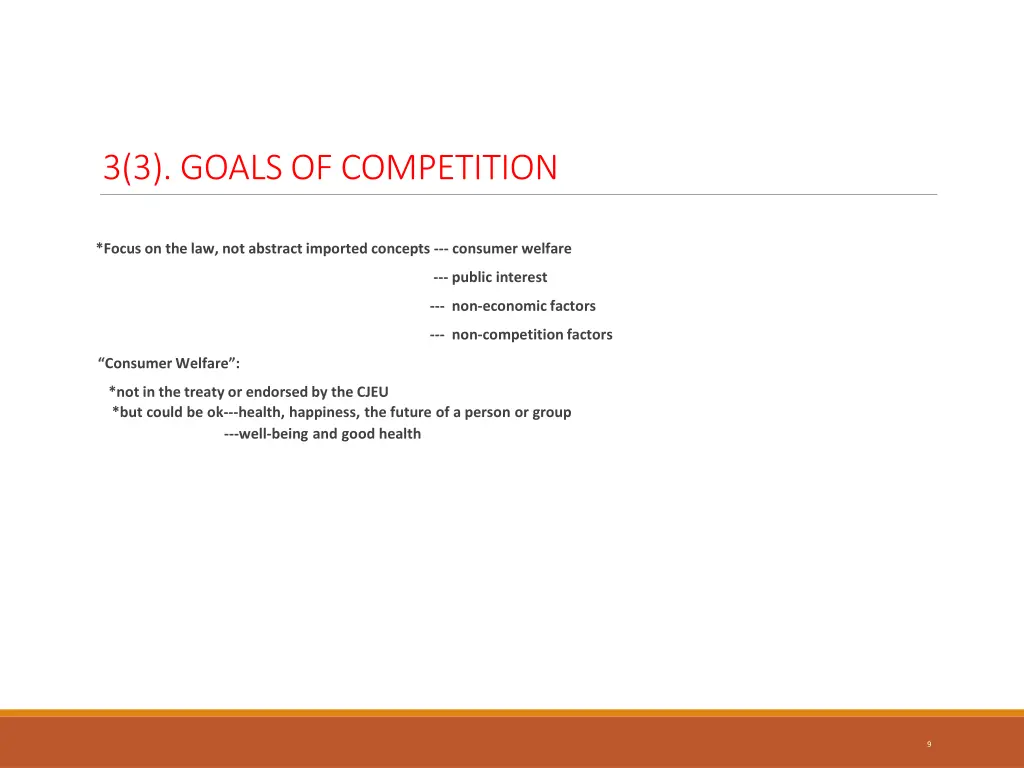 3 3 goals of competition