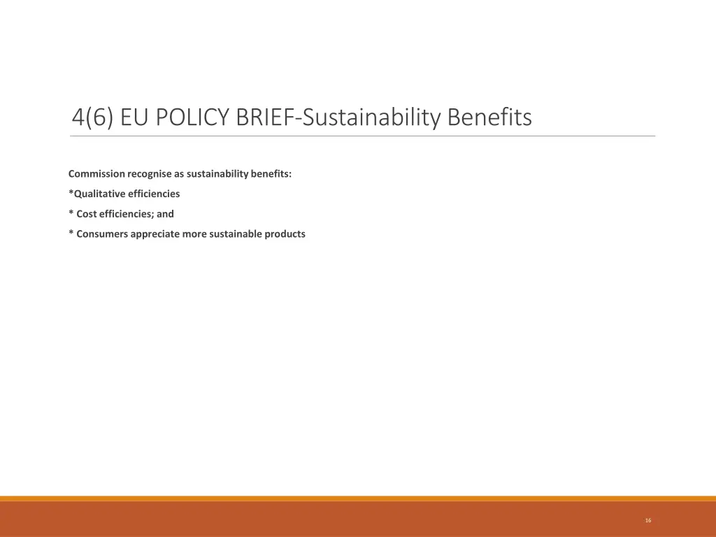 4 6 eu policy brief sustainability benefits