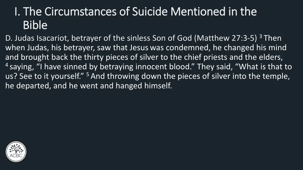 i the circumstances of suicide mentioned 3