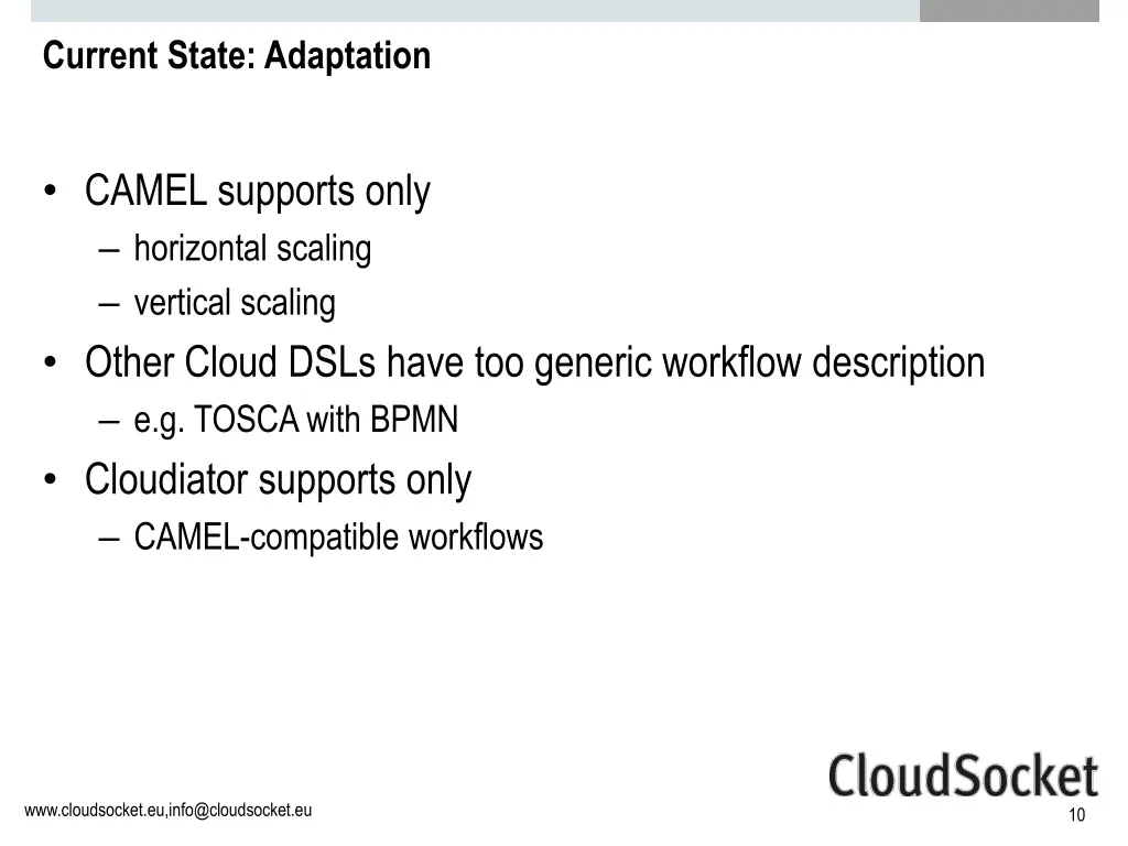 current state adaptation