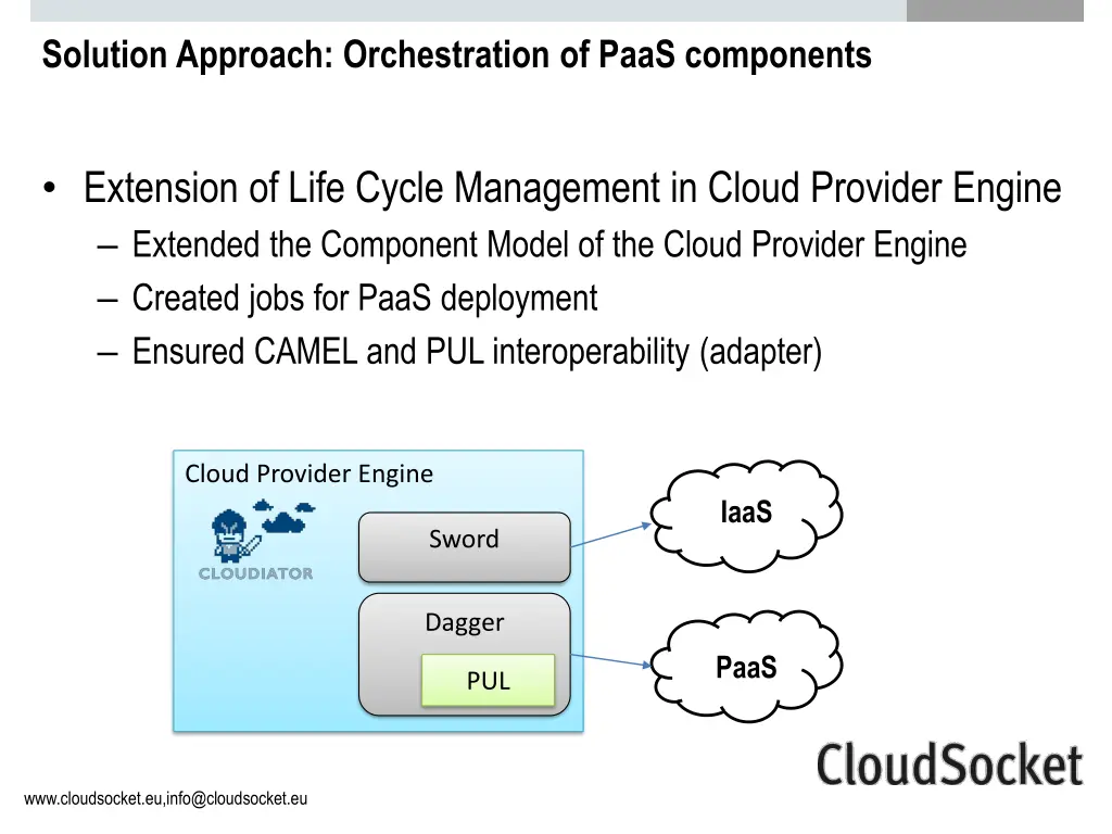 solution approach orchestration of paas components 4