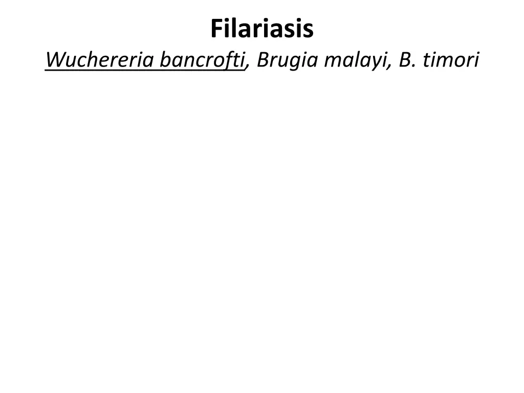 filariasis