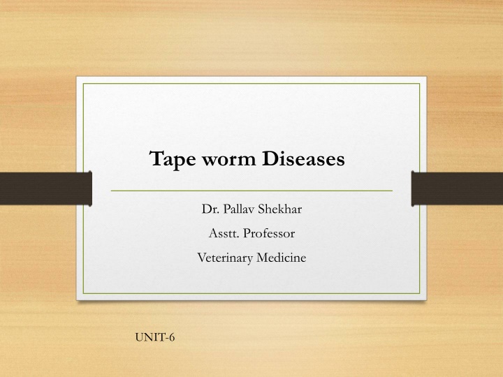 tape worm diseases