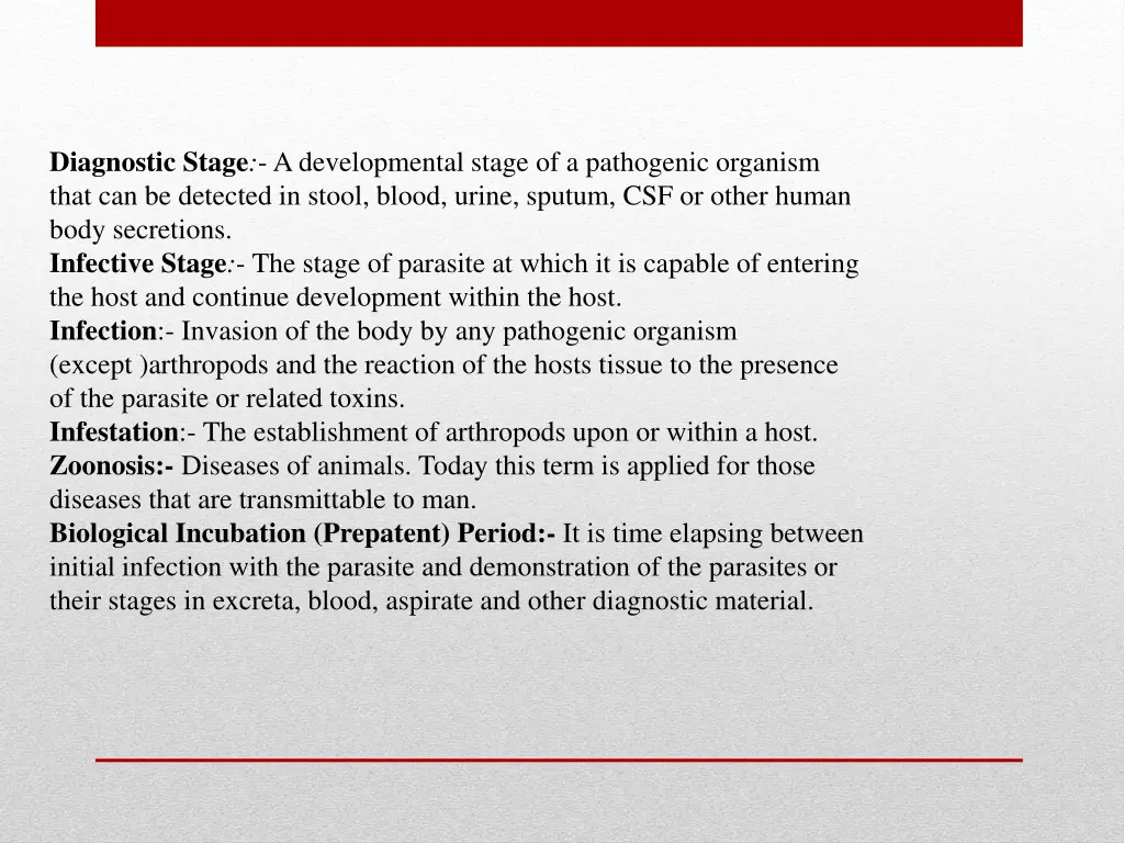 diagnostic stage a developmental stage