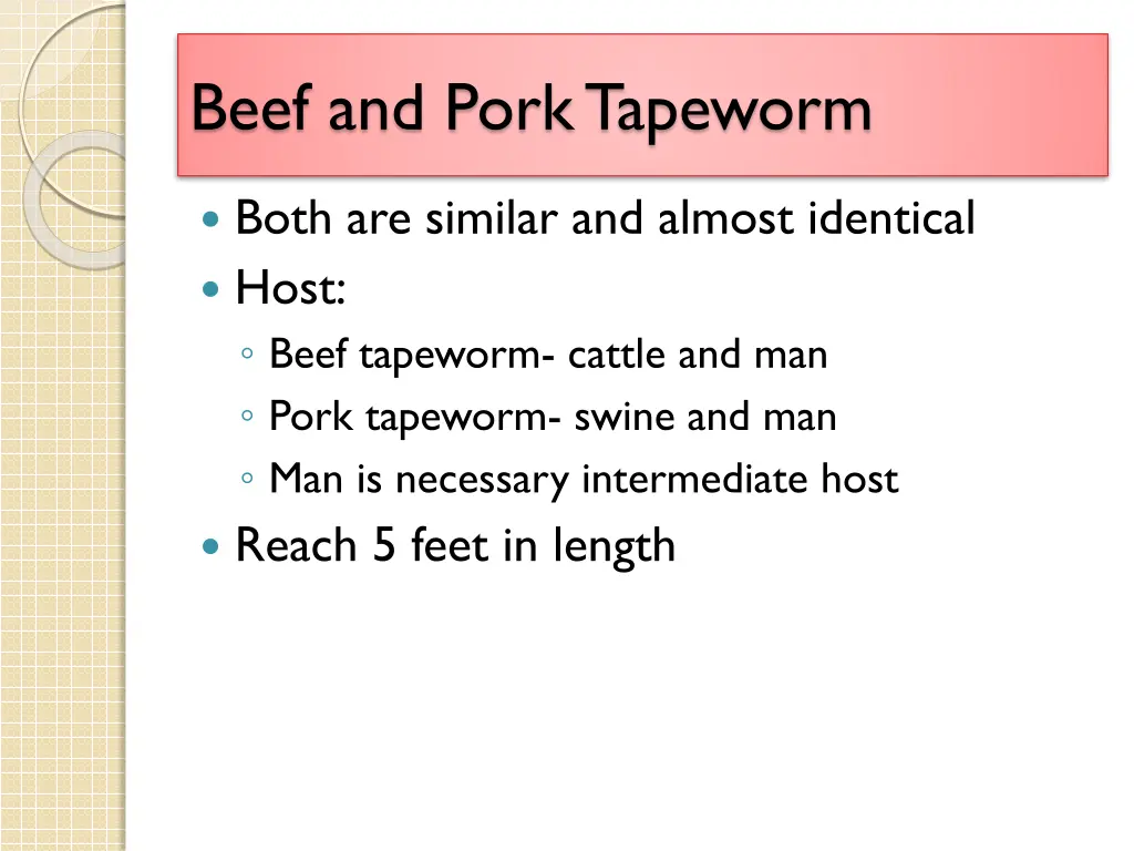 beef and pork tapeworm