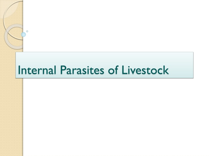 internal parasites of livestock