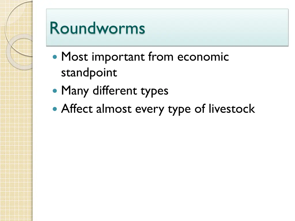 roundworms