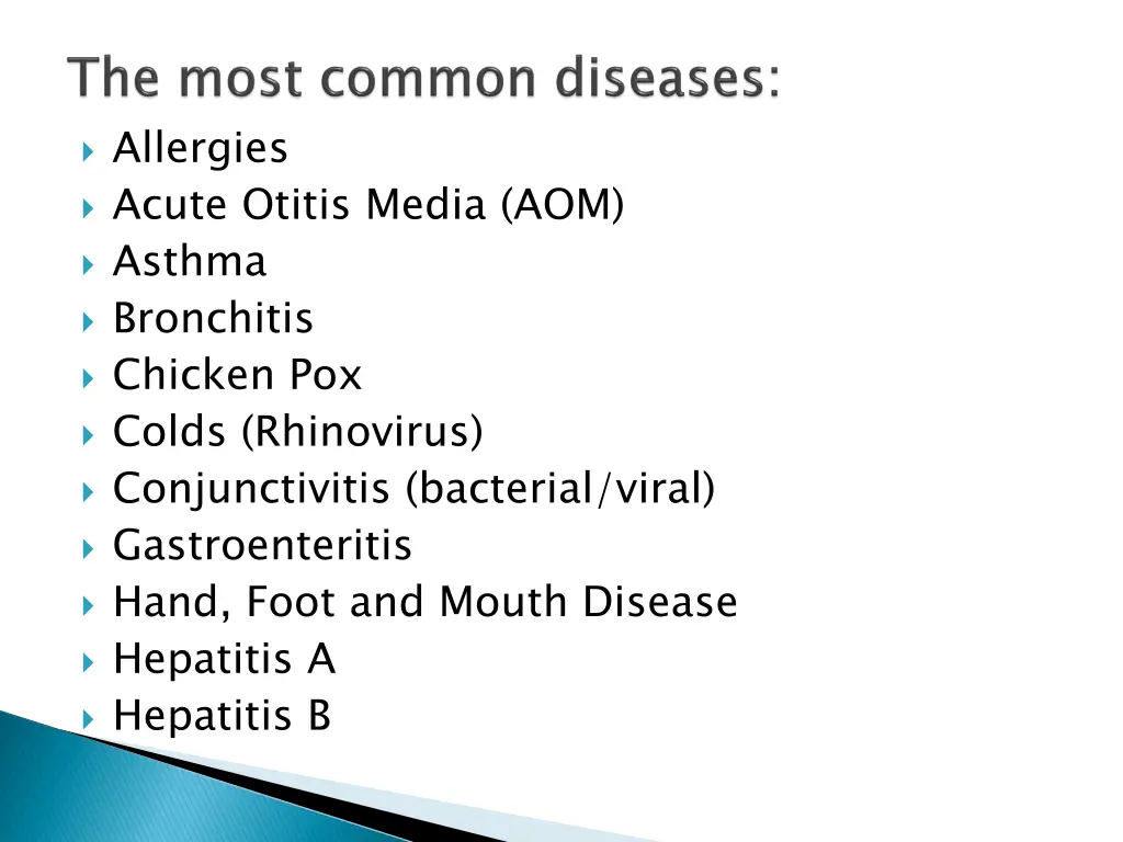 allergies acute otitis media aom asthma