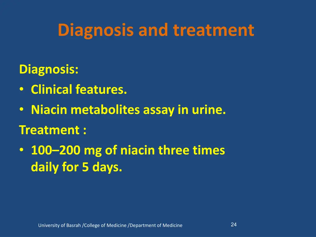 diagnosis and treatment 1