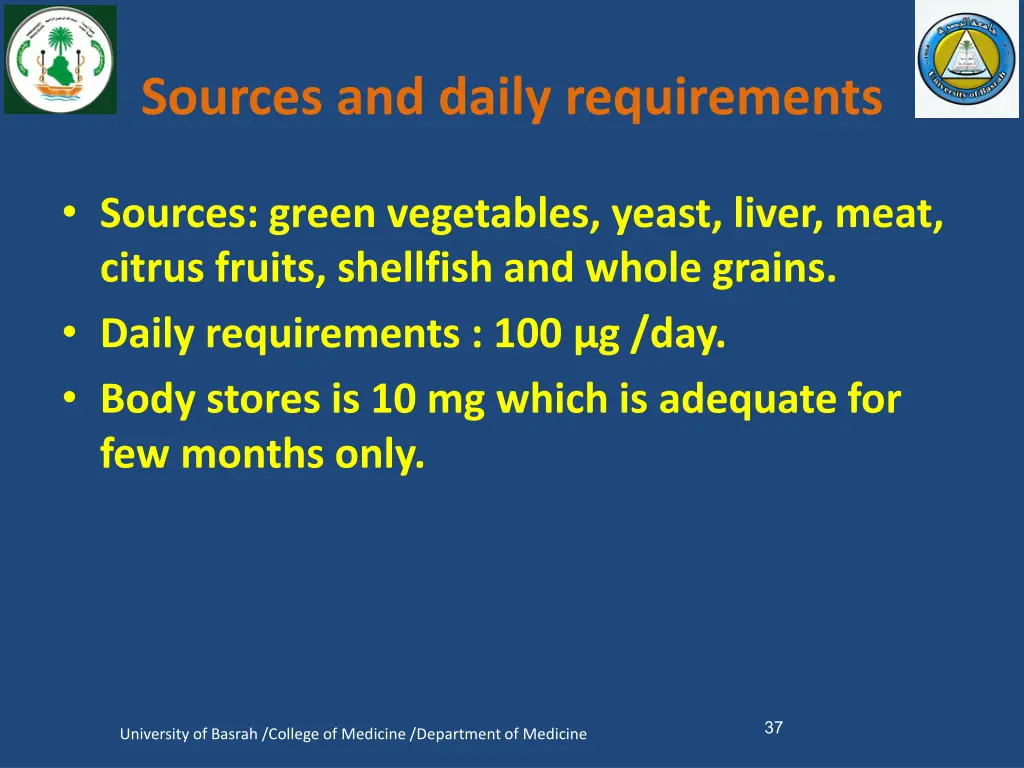 sources and daily requirements 2