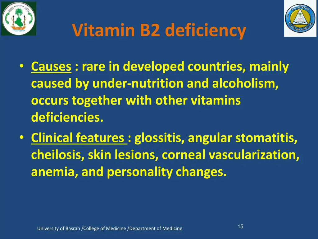 vitamin b2 deficiency