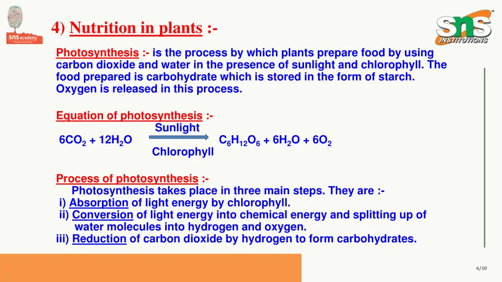 4 nutrition in plants