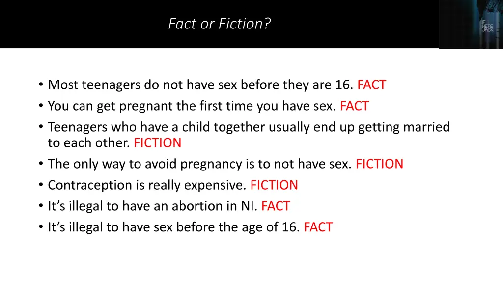 fact or fiction 1