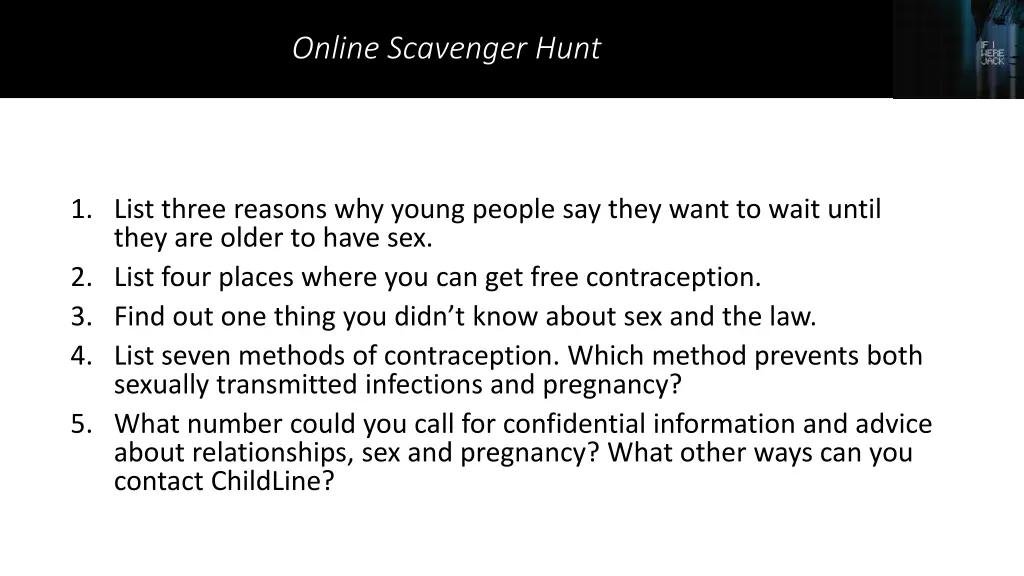 online scavenger hunt