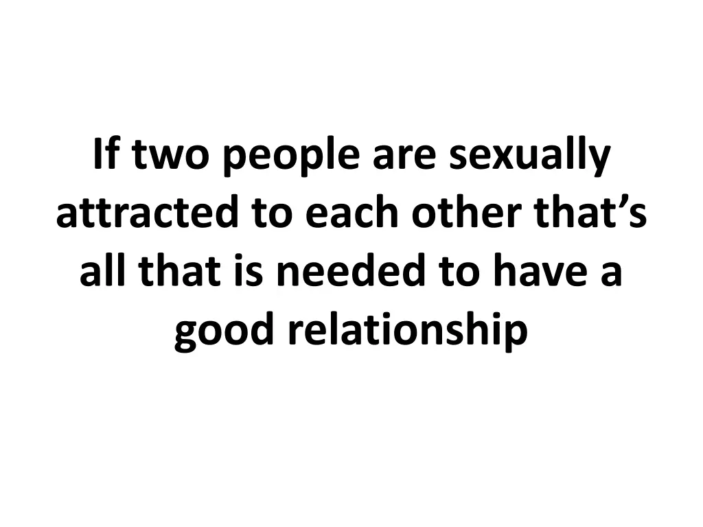 if two people are sexually attracted to each