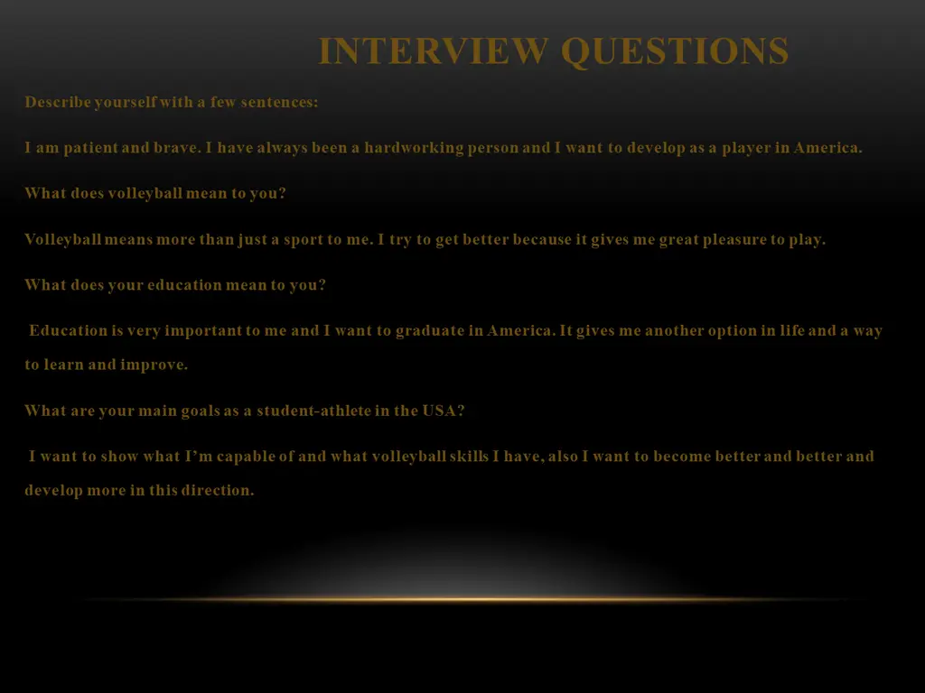 interview questions