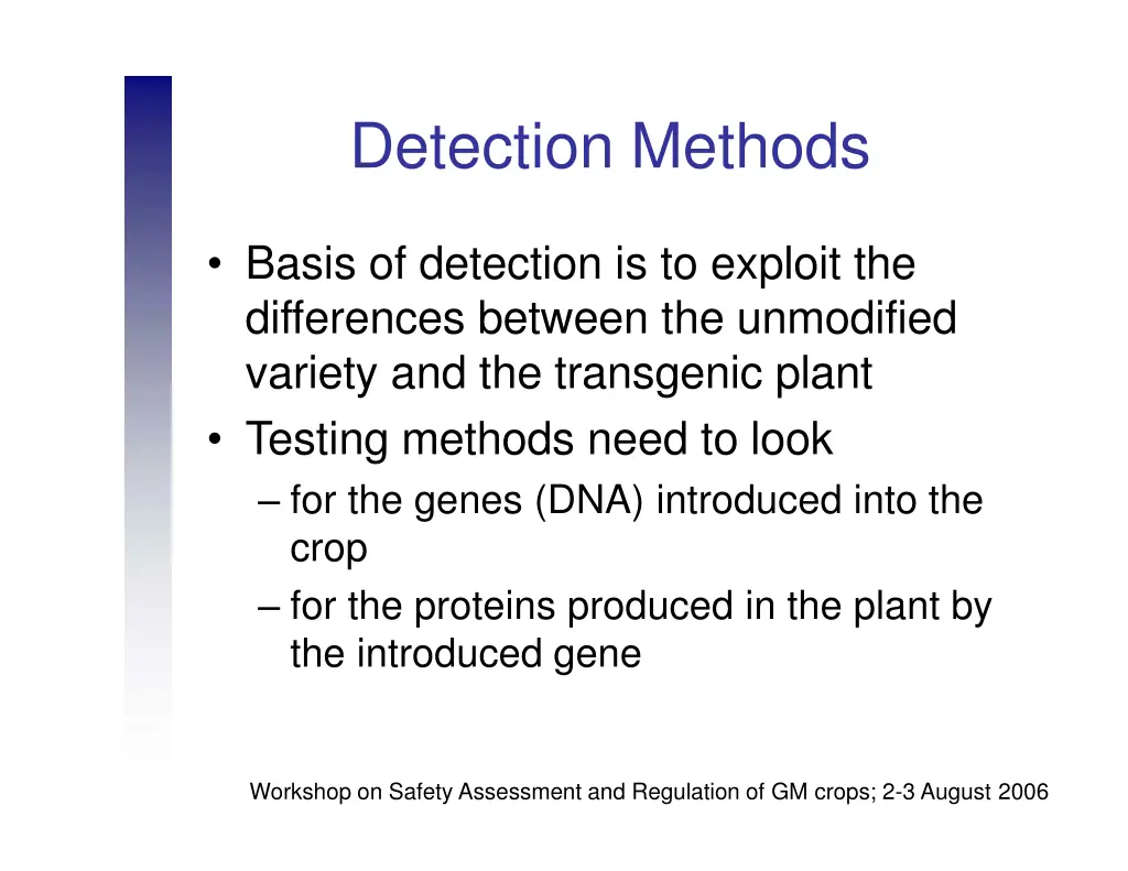 detection methods 1