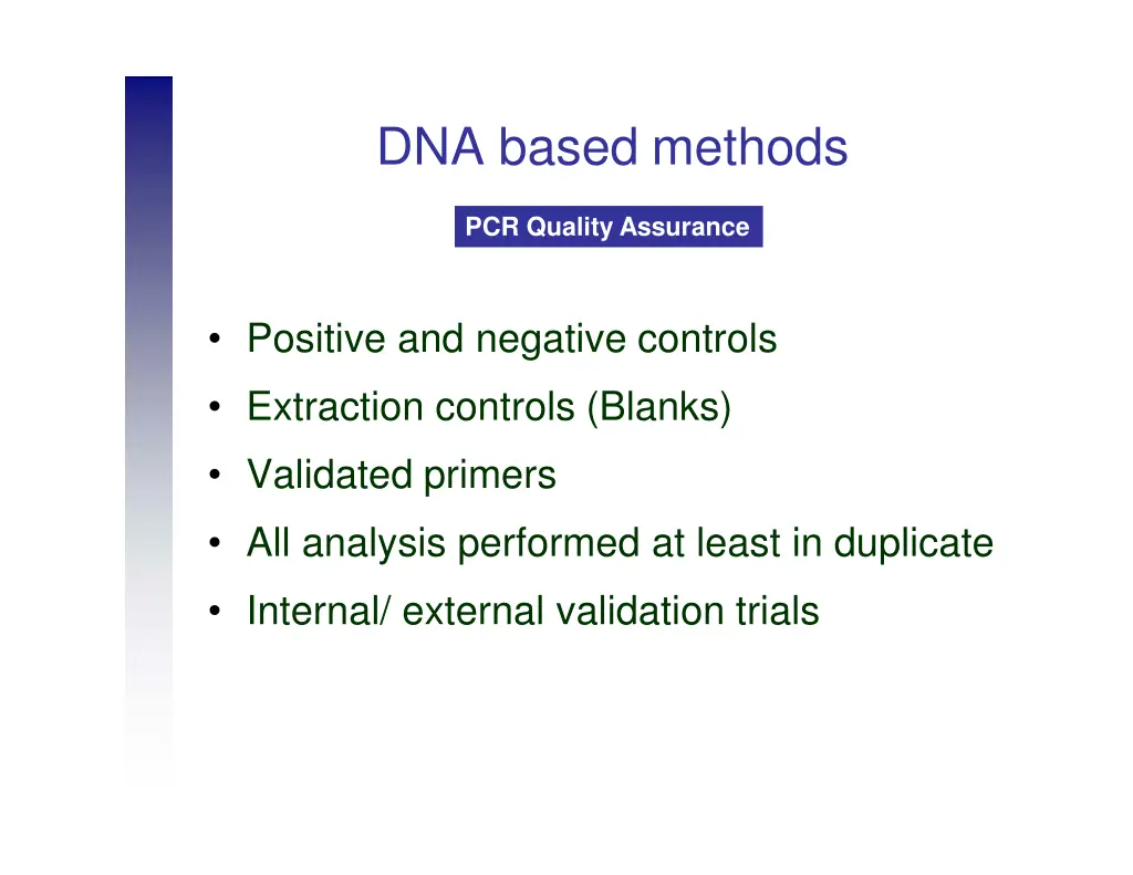 dna based methods 7