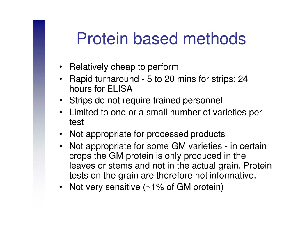 protein based methods