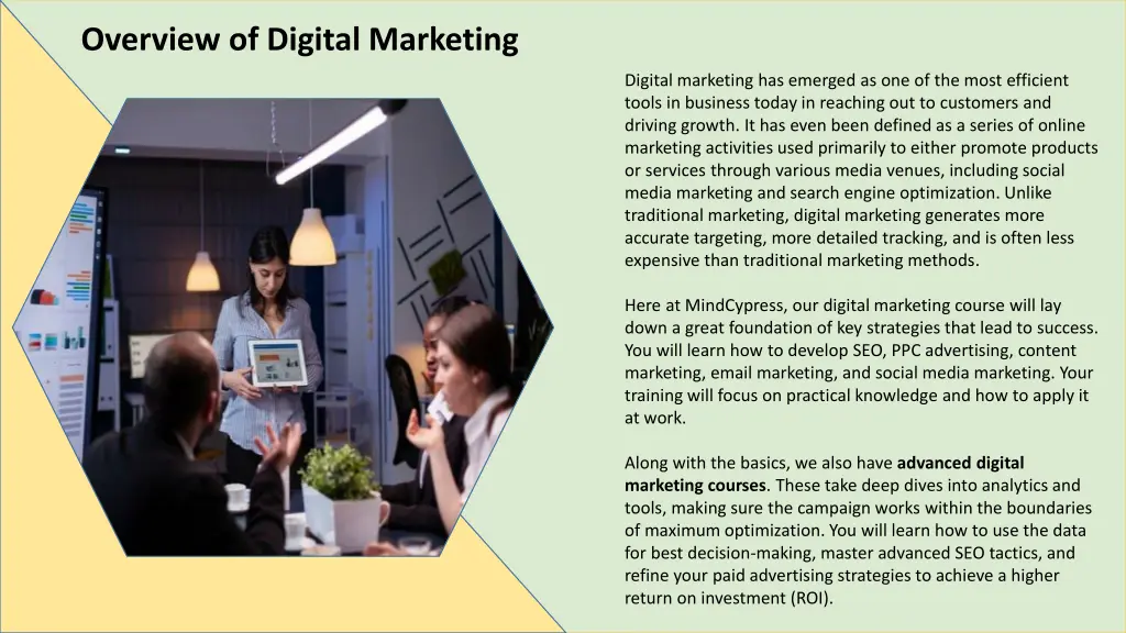 overview of digital marketing