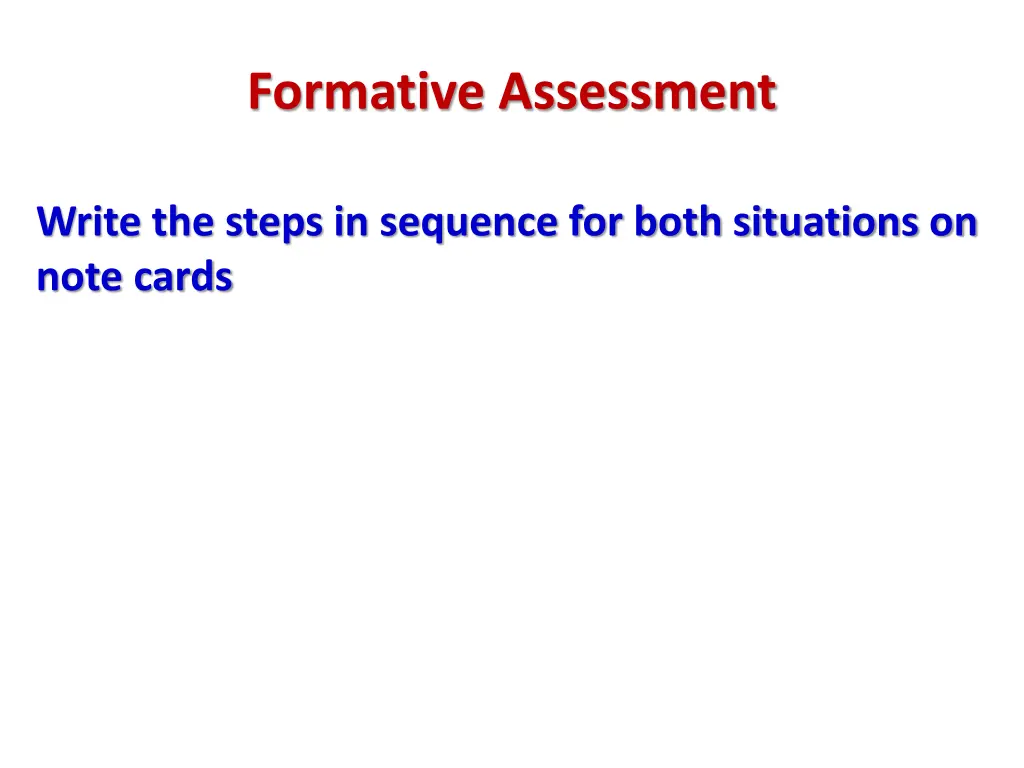 formative assessment