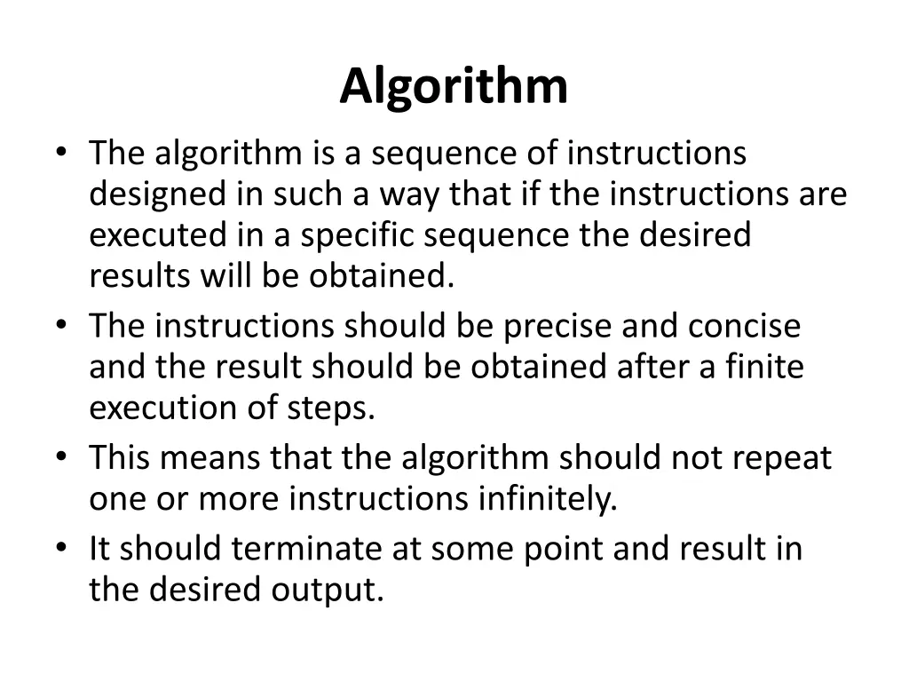 algorithm