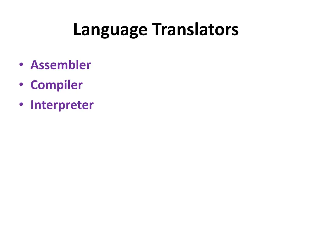 language translators