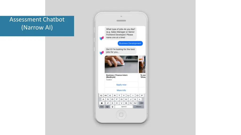 assessment chatbot narrow ai