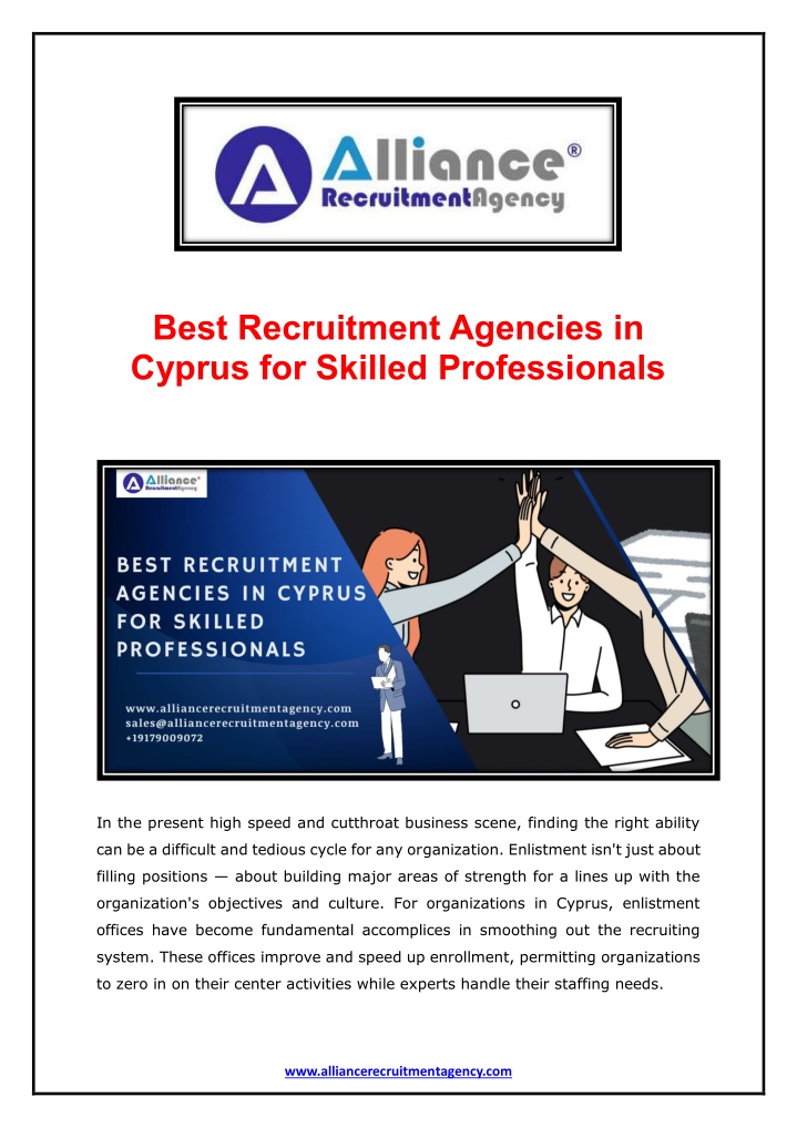 best recruitment agencies in cyprus for skilled