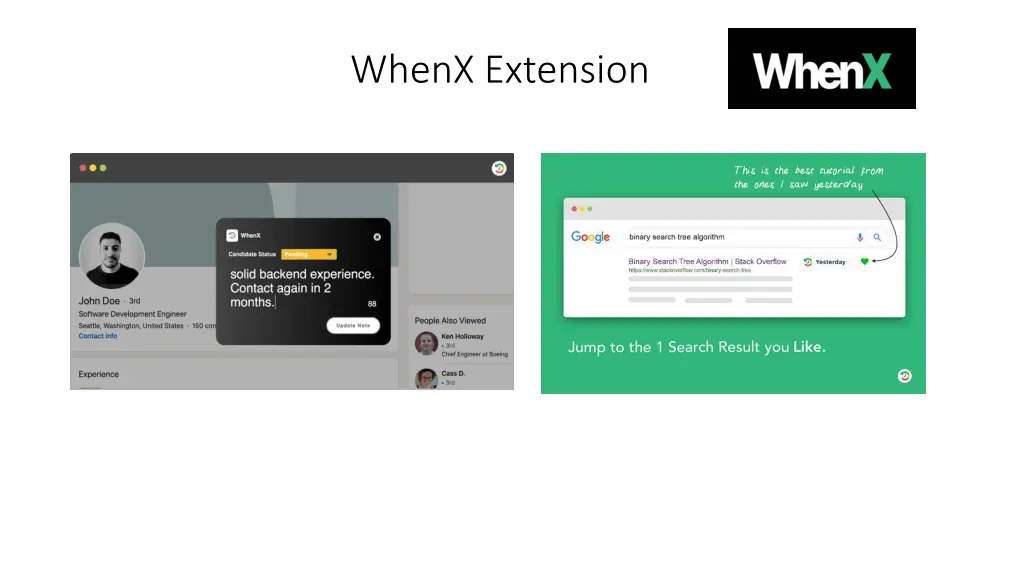 whenx extension