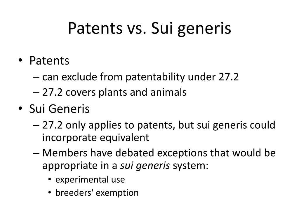 patents vs sui generis 3