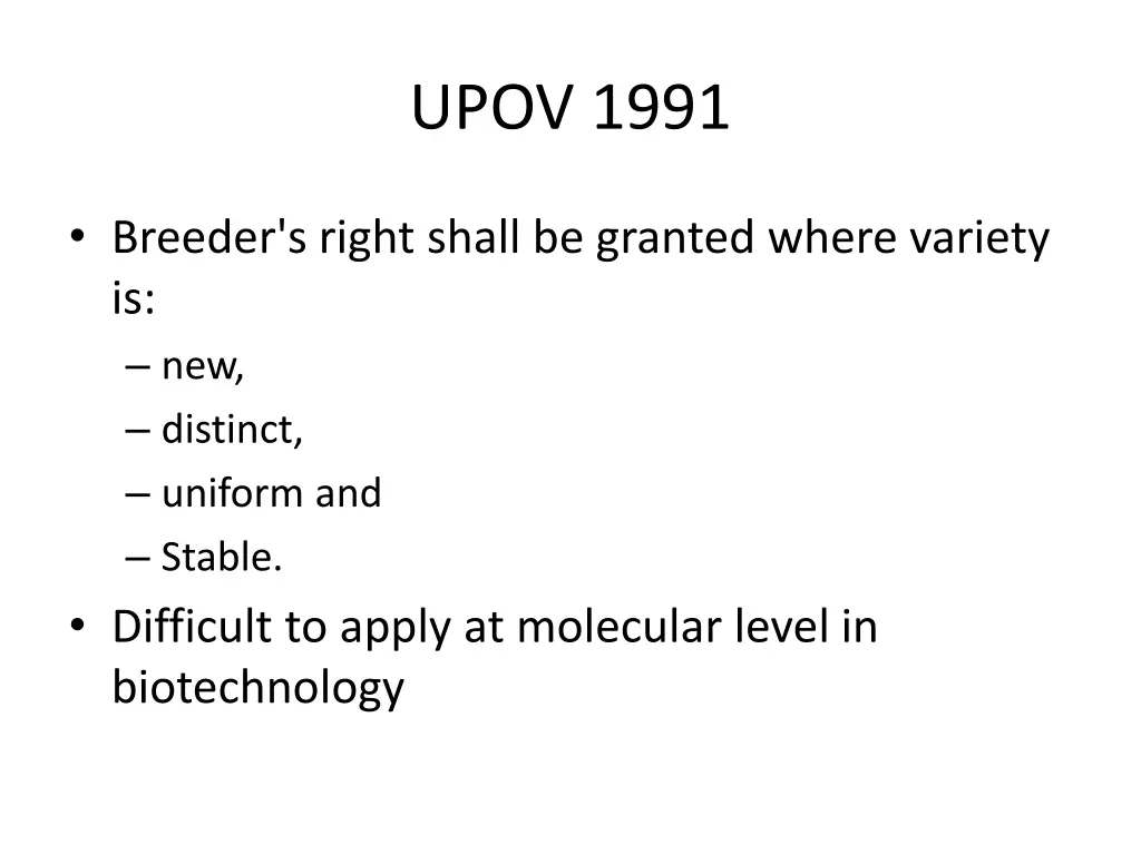 upov 1991