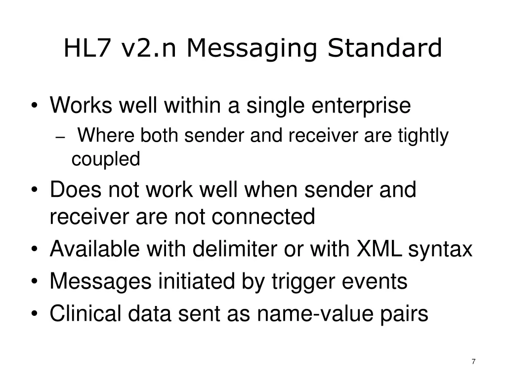 hl7 v2 n messaging standard 1