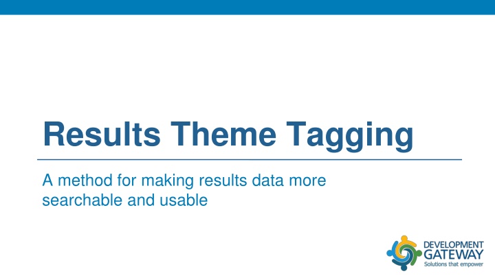 results theme tagging