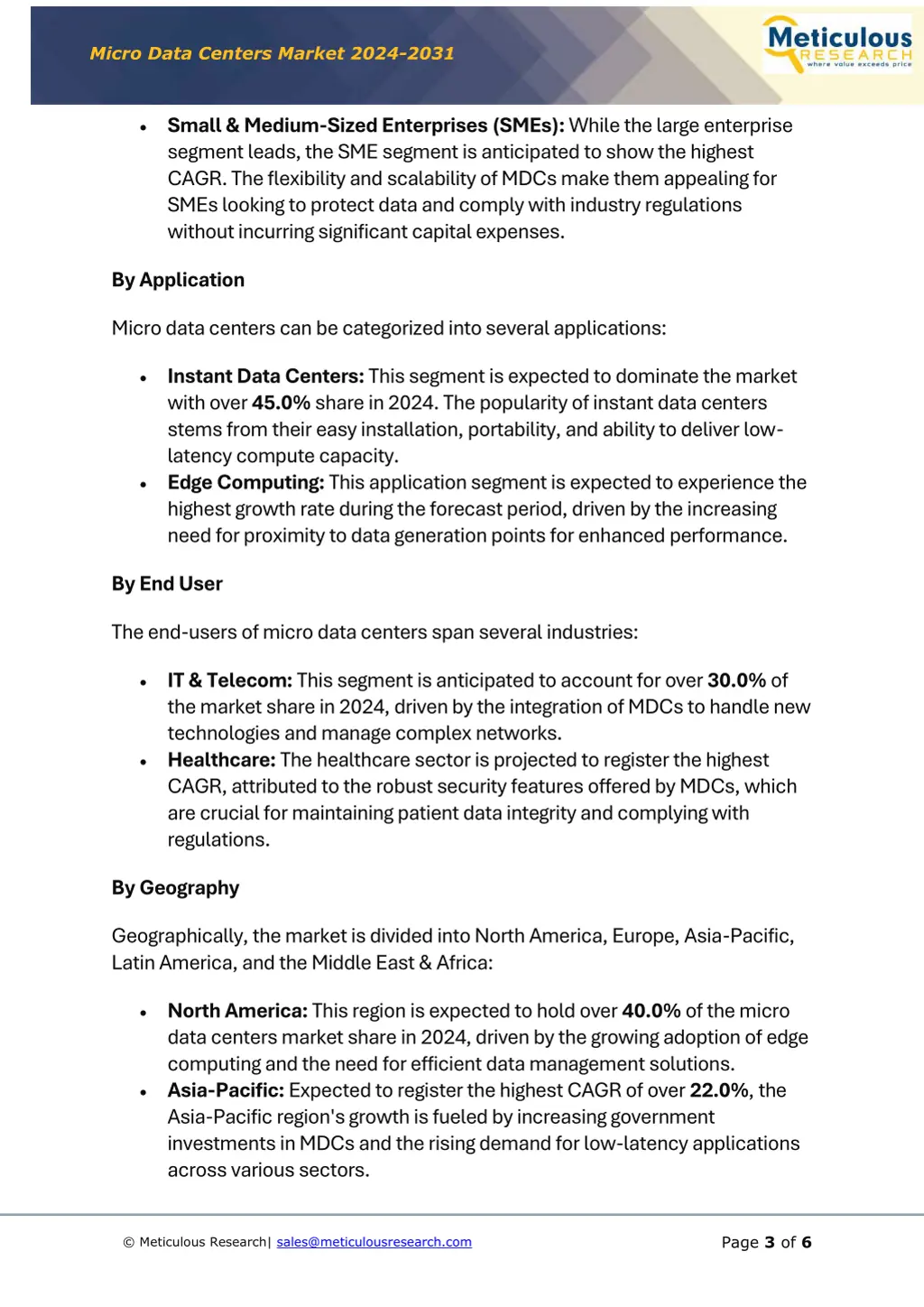 micro data centers market 2024 2031 2