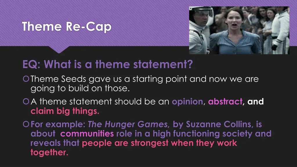 theme re cap 1