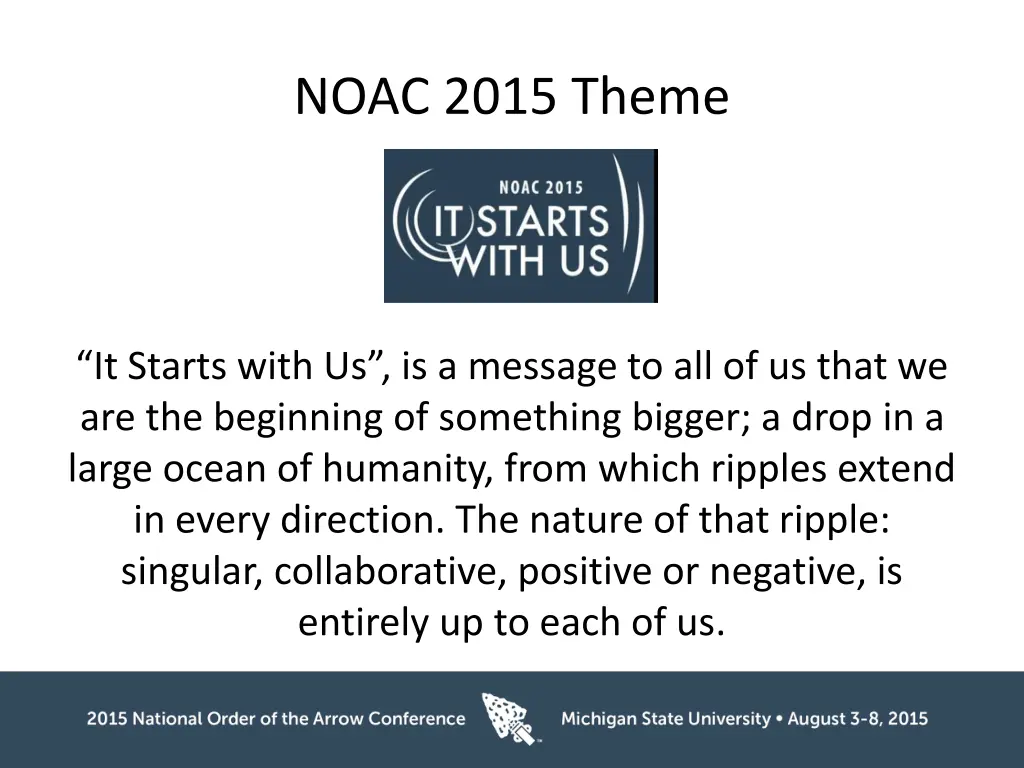 noac 2015 theme