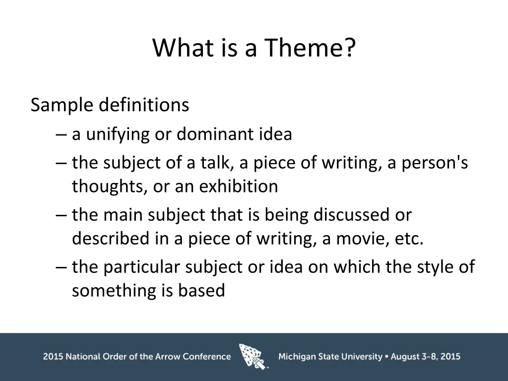 what is a theme 1