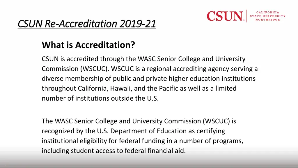 csun re csun re accreditation 2019 accreditation 1