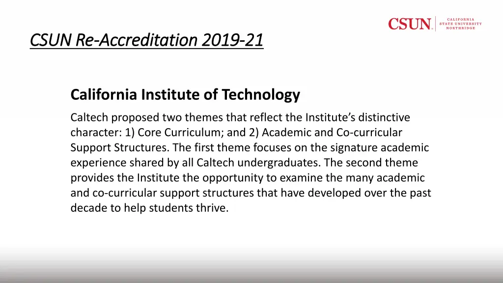 csun re csun re accreditation 2019 accreditation 8