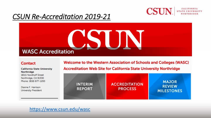 csun re csun re accreditation 2019 accreditation