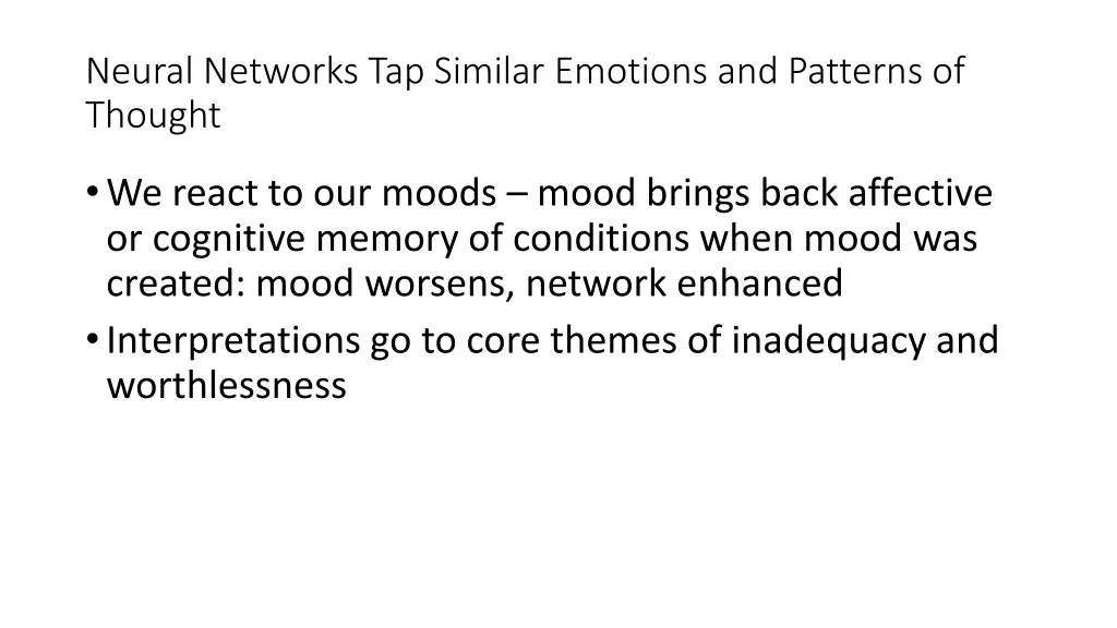 neural networks tap similar emotions and patterns