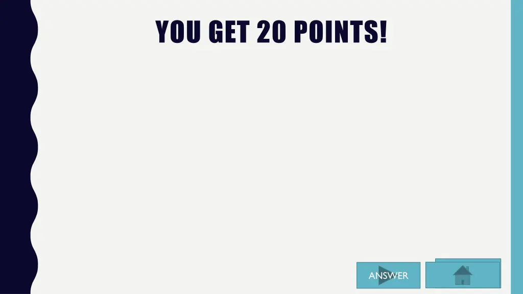 you get 20 points 1