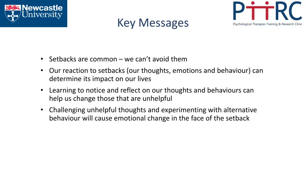 key messages