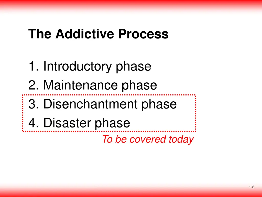 the addictive process