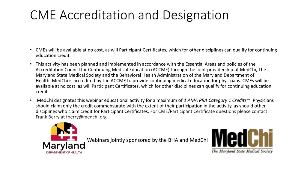 cme accreditation and designation 1